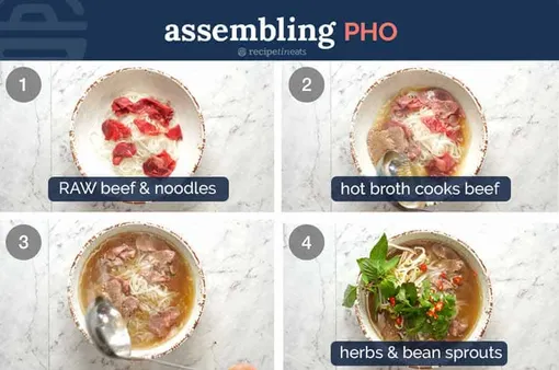 Assemble the phở